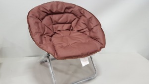 12 X BRAND NEW BROWN BUCKET CHAIRS