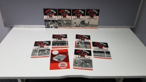 COMPLETE COLLECTION OF MANCHESTER UNITED HOME GAME PROGRAMMES FROM THE 1963/1964 SEASON. RANGING FROM ISSUE 1 - 26 IN VERY GOOD CONDITION (ALL WITH TOKENS)