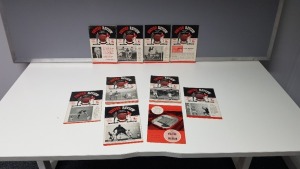 COMPLETE COLLECTION OF MANCHESTER UNITED HOME GAME PROGRAMMES FROM THE 1960/1961 SEASON. RANGING FROM ISSUE 1 - 31 IN VERY GOOD CONDITION (ALL WITH TOKENS)