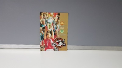 1 X ORIGINAL (MARK HUGHES) TESTIMONIAL PROGRAMME - MANCHESTER UNITED VS CELTIC - MONDAY 16TH MAY 1994 IN NEAR MINT CONDITION