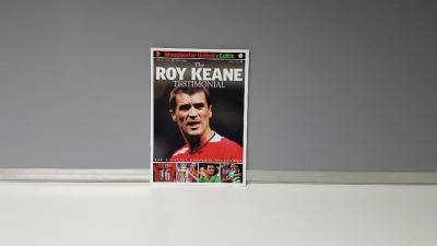 1 X ORIGINAL (ROY KEANE) TESTIMONIAL PROGRAMME - MANCHESTER UNITED VS CELTIC - 9TH MAY 2006 IN NEAR MINT CONDITION