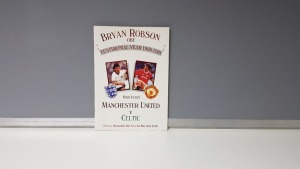 1 X ORIGINAL (BRYAN ROBSON) TESTIMONIAL PROGRAMME - MANCHESTER UNITED VS CELTIC - TESTIMONIAL YEAR 1990/91 IN NEAR MINT CONDITION