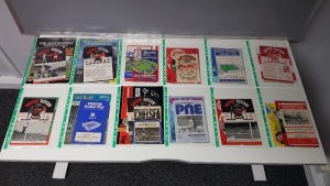 A COLLECTION OF 31 MANCHESTER UNITED 1968 EUROPEAN CUP WINNERS PROGRAMMES. 12 PLAYERS HAVE 3 PROGRAMMES EACH DEDICATED TO THEM. THEIR DEBUT, LAST GAME AND TESTIMONIAL'S IF GRANTED. PLAYERS INCLUDE - ALEX STEPNEY, SHAY BRENNAN, TONY DUNNE, PAT CRERAND, BIL