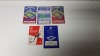 5 X MANCHESTER UNITED AWAY PROGRAMMES FROM THE 1963 SEASON TO INCLUDE MANCHESTER UNITED VS BOLTON WANDERERS,EVERTON, 2 X BURNLEY, ARSENAL IN VERY GOOD CONDITION - 2