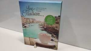 25 X BRAND NEW LIVE ITALIAN BOX SET THE ULTIMATE LANGUAGE LEARNING EXPERIENCE TOTAL RRP £500 TOTAL - IN 5 BOXES