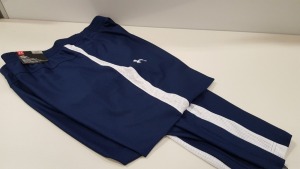 5 X BRAND NEW UNDER ARMOUR FITTED NAVY AND WHITE TAPERED SPORTS PANTS SIZE LARGE RRP £36.99