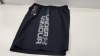 10 X BRAND NEW UNDER ARMOUR BLACK HEATGEAR WOVEN GRAPH SHORTS SIZE SMALL - RRP £19.99