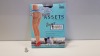 36 X BRAND NEW BOXED LOVE YOUR ASSETS BY SPANX HIGH-WAIST FOOTLESS SHAPER (SIZE 1 - 4'10 - 5'5) IN BLACK RRP $16.00 ( TOTAL $576.00)