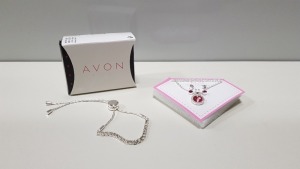 TRAY CONTAINING 200+ BRAND NEW INDIVIDUALLY PACKAGED AVON BOBBY INITIAL BRACELET