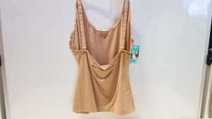 24 X BRAND NEW SPANX OPEN BUST CAMI NUDE SIZE XX LARGE RRP $30.00 (TOTAL $720.00)