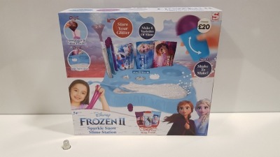 30 X BRAND NEW BOXED DISNEY FROZEN II SPARKLE SNOW SLIME STATION - IN 5 BOXES TOTAL RRP £600.00