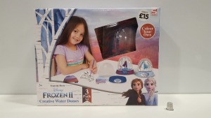 36 X BRAND NEW BOXED DISNEY FROZEN II 3 PACK CREATIVE WATER DOMES. RRP £15.00 (TOTAL £540.00)