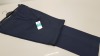 15 X BRAND NEW BURTONS MENSWEAR SLIM WITH STRECH NAVY PANTS IN SIZES 32R - 36R