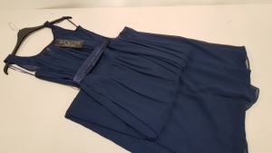 10 X BRAND NEW DOROTHY PERKINS SHOWCASE NAVY DRESS IN SIZE UK 12 & 14