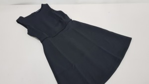 10 X BRAND NEW MANGO BASICS VESTIDO INN BOLD BLACK DRESSES IN SIZE UK 8 - RRP £29.99