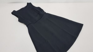 10 X BRAND NEW MANGO BASICS VESTIDO INN BOLD BLACK DRESSES IN SIZE UK 8 - RRP £29.99