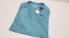 9 X BRAND NEW UNDER ARMOUR HEAT GEAR TECH T-SHIRT IN TEAL SIZE XXL