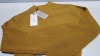 12 X BRAND NEW SELECTED SLHMELVIN HIGH NECK CHAI TEA COLOURED ORGANIC COTTON JUMPERS SIZE MEDIUM 1 BOX