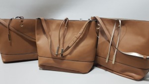 7 X BRAND NEW BROWN LEATHER BAGS