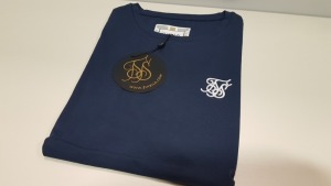 20 X BRAND NEW SIKSILK NAVY CORE BLACK GYMTEE IN SIZE MEDIUM