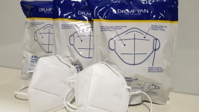 200 X BRAND NEW DR. MFYAN KN95 THREE DIMENSIONAL PROTECTIVE RESPIRATOR 3 YEAR SHELF LIFE (UNOPENED) PRODUCT DATE APRIL 2020 **20 X PACK OF 10**