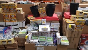 FULL PALLET OF BRAND NEW EDUCATIONAL / STATIONERY EQUIPMENT CONTAINING MATHS TEACHING TINS, NORIS TUB SHARPENER, THE MATHS BOX, TTS ONE OFF WRITES, READY MIXED PAINT, BEE-BOT, BUILD YOUR OWN SOLAR POWERED VEHICLES, LITERACY CAN U CARDS BOOK ETC