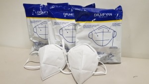 200 X BRAND NEW DR. MFYAN KN95 THREE DIMENSIONAL PROTECTIVE RESPIRATOR 3 YEAR SHELF LIFE (UNOPENED) PRODUCT DATE APRIL 2020 **20 X PACK OF 10**