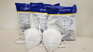 200 X BRAND NEW DR. MFYAN KN95 THREE DIMENSIONAL PROTECTIVE RESPIRATOR 3 YEAR SHELF LIFE (UNOPENED) PRODUCT DATE APRIL 2020 **20 X PACK OF 10**