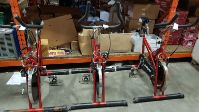 1 X USED V600 AEROBIKING SPINNING BIKE