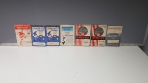 7 X OTHER CLUB PROGRAMMES IN VERY GOOD CONDITION TO INCLUDE - SHEFFIELD WED VS IPSWICH TOWN 30TH SEPT 1961/TOTTENHAM HOTSPUR VS DUKLA 26TH FEB 1962/ROTHERHAM UTD VS BRIGHTON & HOVE 21ST JAN 1961/LEICESTER CITY VS BURNLEY 1ST APRUL 1961/LEICESTER CITY VS A