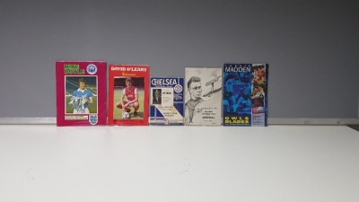 5 X OTHER PROGRAMMES IN VERY GOOD CONDITION TO INCLUDE - MIKE DOYLE DONATION PROGRAMME/OWLS VS BLADES 17TH AUG 1990/DAVID O'LEARY TESTEMONIAL ARSENAL VS CELTIC/KEN FURPHY TESTEMONIAL 8TH MAY 1969/KEN SHELLITO TESTEMONIAL MATCH QUEEN'S PARK RANGERS VS CHEL