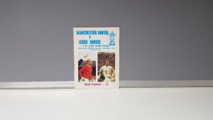 1 X MANCHESTER UNITED VS LEEDS UNITED FA CUP SEMI FINAL OFFICIAL PROGRAMME 14TH MARCH 1970 IN NEAR MINT CONDITION