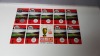 11 X OFFICIAL MANCHESTER UNITED PROGRAMMES WITH BLANK TOKEN BOX IN NEAR MINT CONDITION TO INCLUDE - MAN UTD VS REAL MADRID 1968/TOTTENHAM H 1967/2 X BURNLEY 1967/SOUTHAMPTON 1967/WEST BROM 1967/EVERTON 1967/CHELSEA 1968/2 X NOTT FOREST 1968/FIRST VIENNA 1 - 2