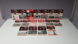 14 X OFFICIAL MANCHESTER UNITED PROGRAMMES WITH BLANK TOKEN BOX IN NEAR MINT CONDITION TO INCLUDE - MAN UTD VS NOTT F 1960/CHELSEA 1961/BURNLEY 1961/ASTON VILLA 1962/STOKE C 1964/LIVERPOOL 1964/NEWCASTLE U 1965/SHEFFIELD UNITED 1965/SUNDERLAND 1965/ROTHER