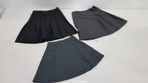 £240 MIN RETAIL VALUE OF CHILDRENS SKIRTS IN VARIOUS STYLES & SIZES IN 3 TRAYS (NOT INCLUDED)