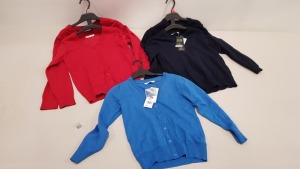 £400 MIN RETAIL VALUE OF CHILDRENS CARDIGANS IN VARIOUS STYLES & SIZES IN 5 BOXES