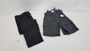 £400 MIN RETAIL VALUE OF CHILDRENS PANTS ANS SHORTS IN VARIOUS STYLES & SIZES IN 5 BOXES