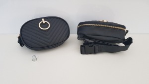 36 X BRAND NEW BLACK PURSES