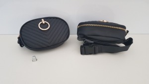 36 X BRAND NEW BLACK PURSES