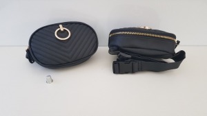 36 X BRAND NEW BLACK PURSES