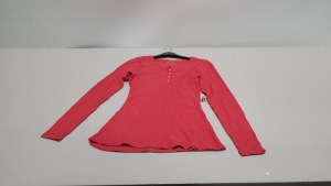 112 X BRAND NEW NUTMEG PINK SHIRTS IN SIZES 8, 10, 12, 14, 16, 18, 20 AND 22