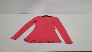 112 X BRAND NEW NUTMEG PINK SHIRTS IN SIZES 8, 10, 12, 14, 16, 18, 20 AND 22