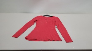 112 X BRAND NEW NUTMEG PINK SHIRTS IN SIZES 8, 10, 12, 14, 16, 18, 20 AND 22