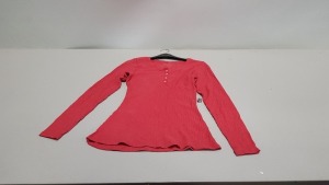 112 X BRAND NEW NUTMEG PINK SHIRTS IN SIZES 8, 10, 12, 14, 16, 18, 20 AND 22