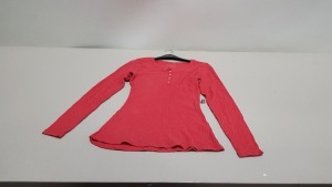 112 X BRAND NEW NUTMEG PINK SHIRTS IN SIZES 8, 10, 12, 14, 16, 18, 20 AND 22