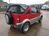 RED SUZUKI JIMNY 02. Reg : ML05FFA, Mileage : 76681 Details: WITH V5, MOT EXPIRES 7/06/2021, 1 KEY - 2