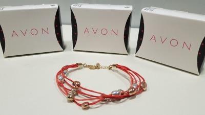 224 X BRAND NEW YARA CHARM BRACELET - CORAL