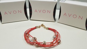 224 X BRAND NEW YARA CHARM BRACELET - CORAL