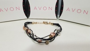 224 X BRAND NEW AVON YARA CHARM BRACELET - BLACK