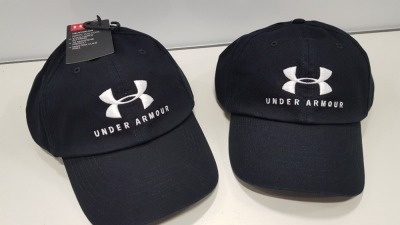 15 X BRAND NEW BAGGED UNDER ARMOUR BLACK WOMENS CAP - PICK LOOSE RRP £17.99